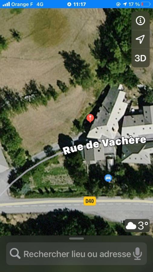 Le Chal Heureux Bel Appartement Dans Vieille Ferme De Montagne Renovee Les Orres Exteriör bild