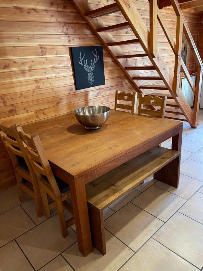Le Chal Heureux Bel Appartement Dans Vieille Ferme De Montagne Renovee Les Orres Exteriör bild